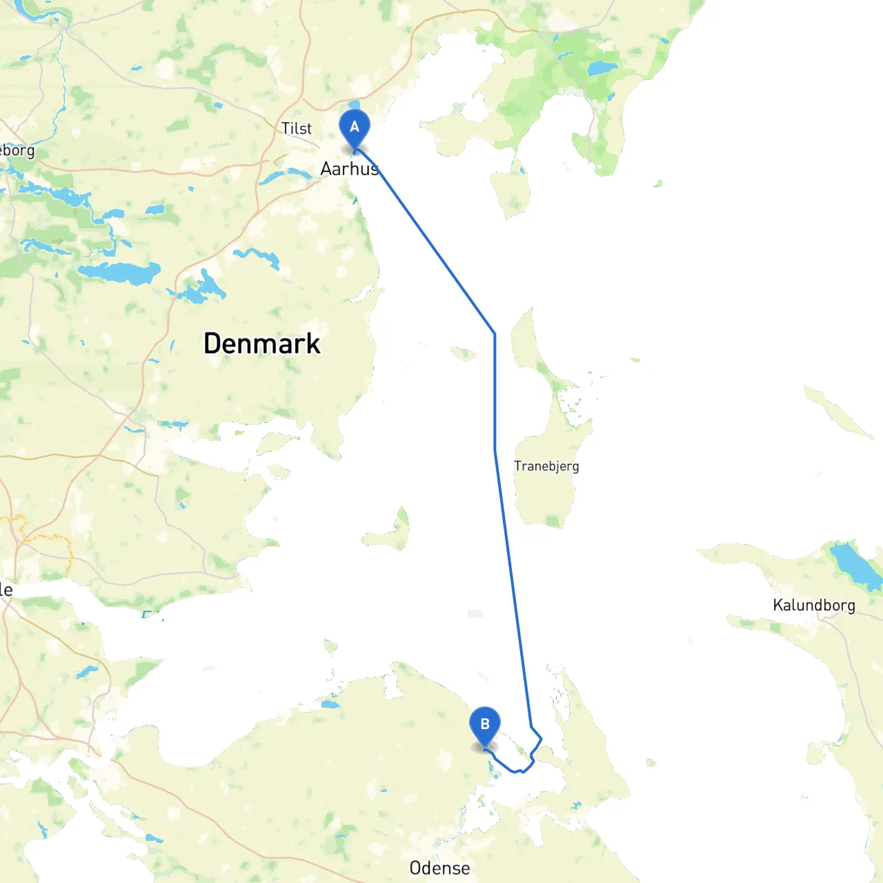 Aarhus to Otterup