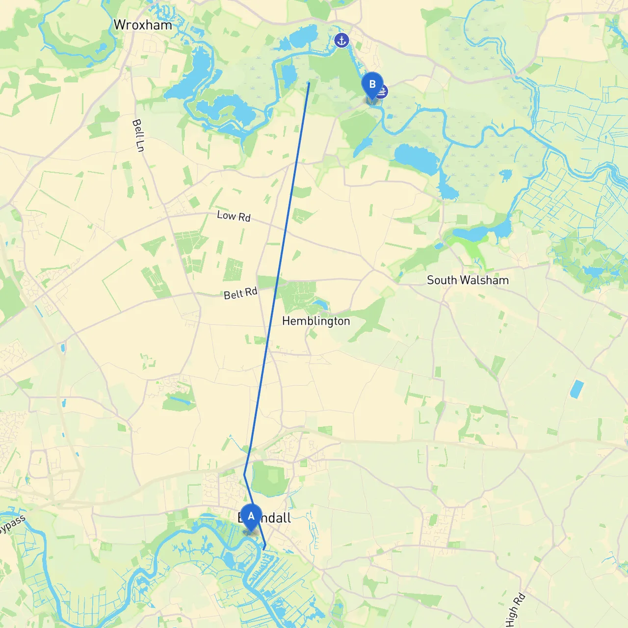 Norwich to Norwich