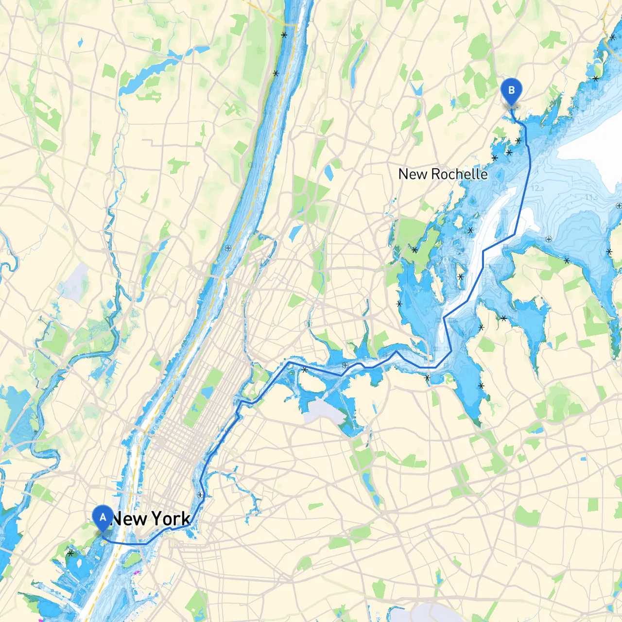 Jersey City to Mamaroneck