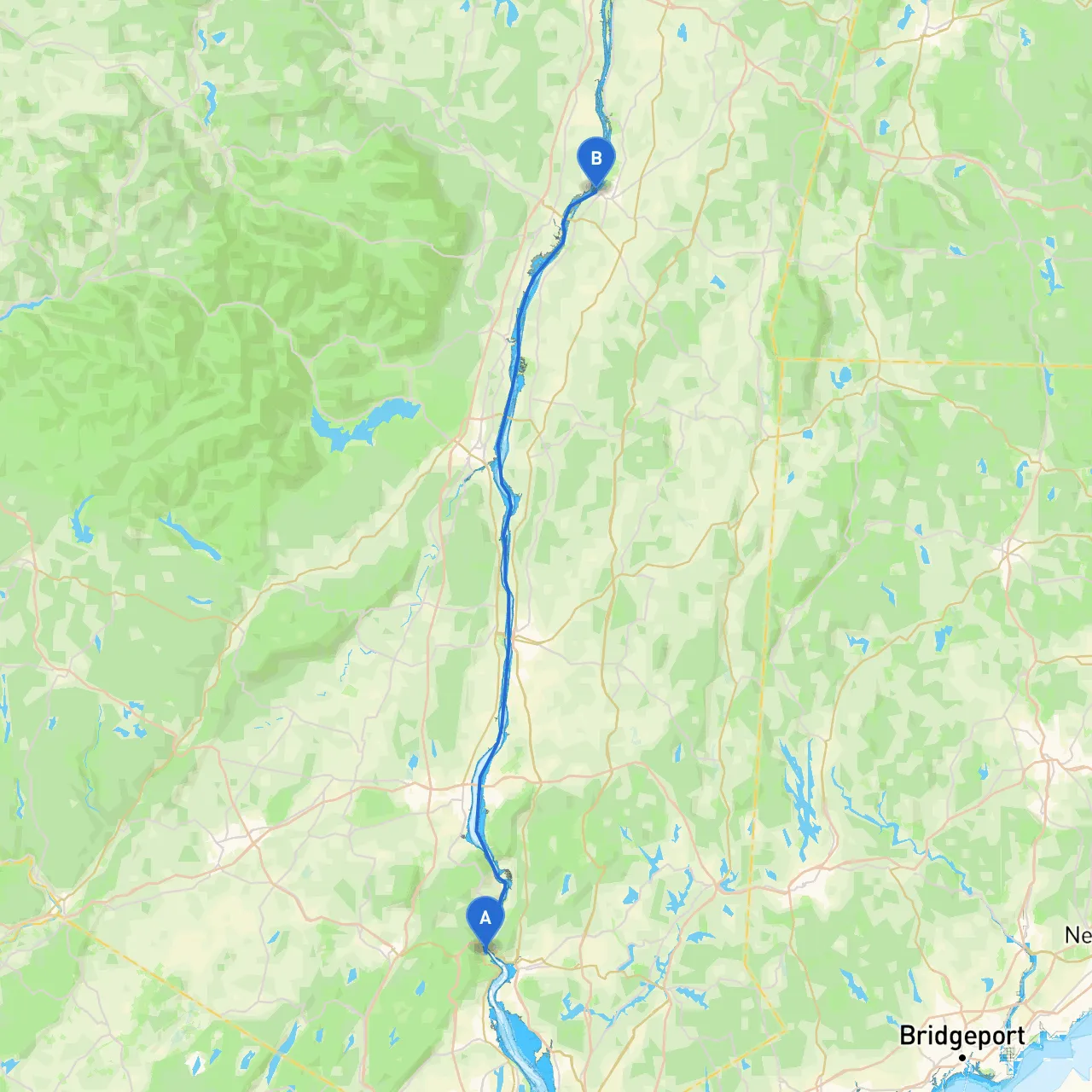 Town of Stony Point to Hudson