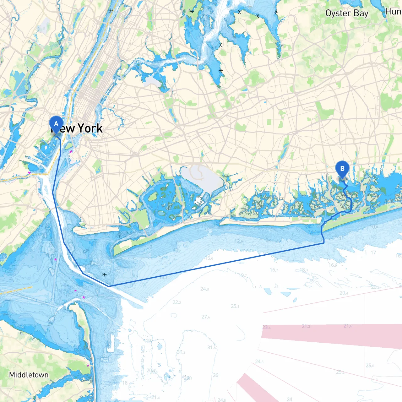 Jersey City to Merrick