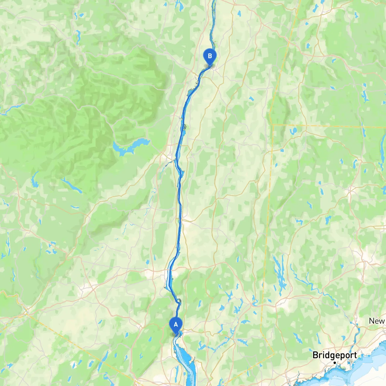 Stony Point to Hudson