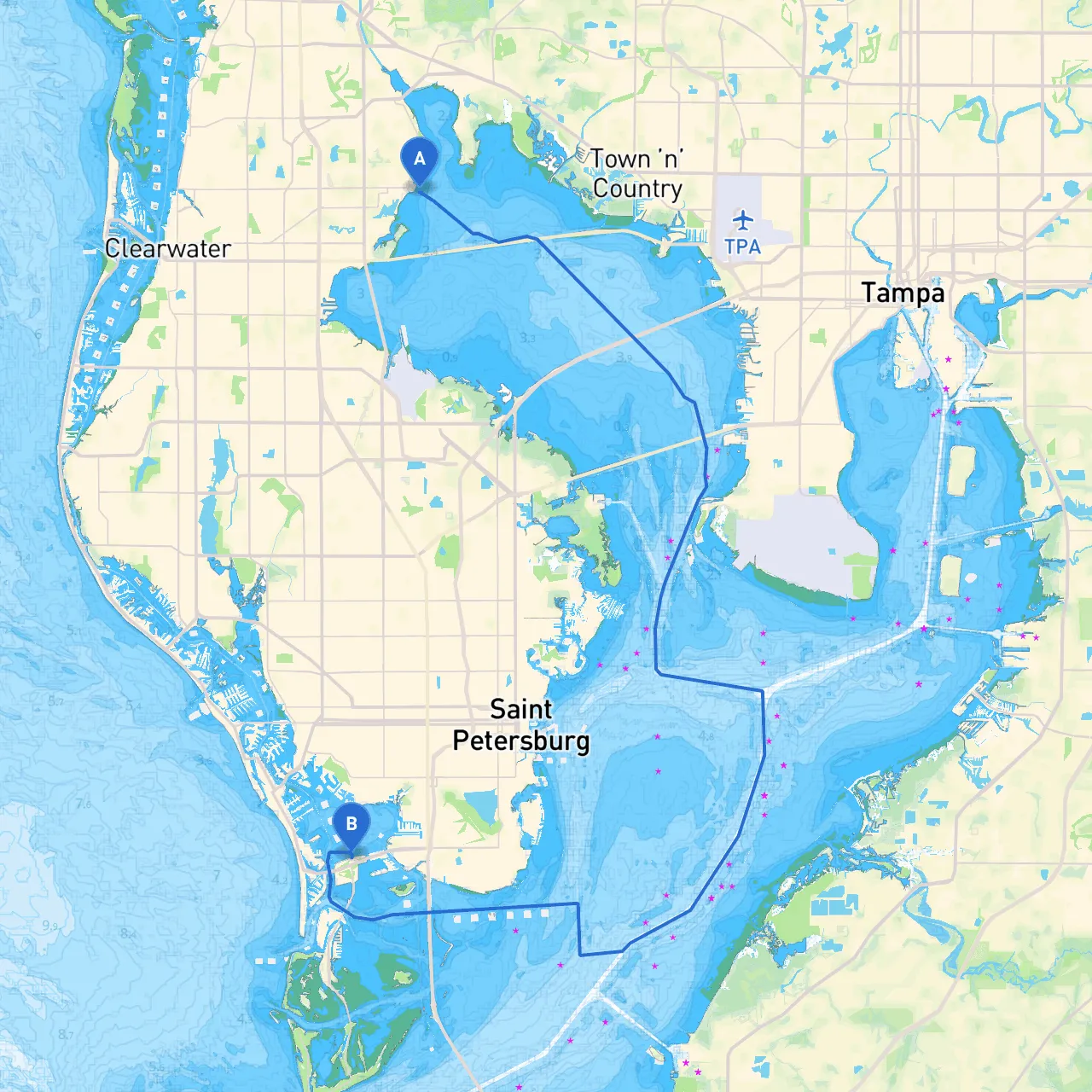 Safety Harbor to St. Petersburg