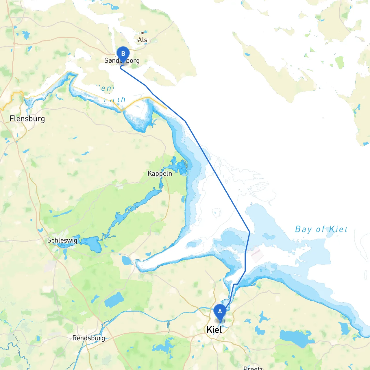 Kiel to Sønderborg