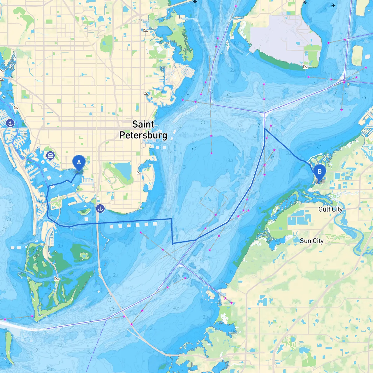 Saint Petersburg to Ruskin