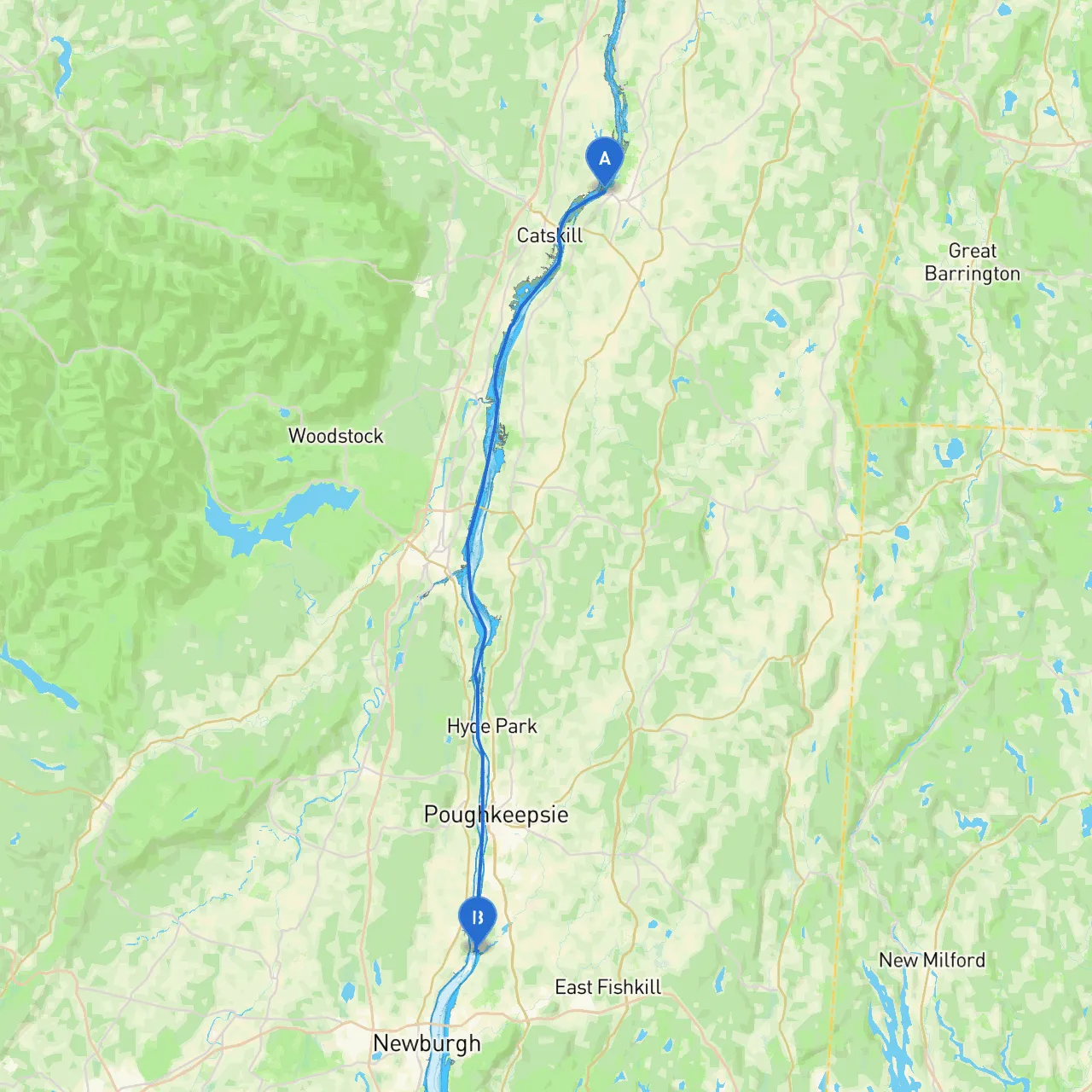 Hudson to New Hamburg