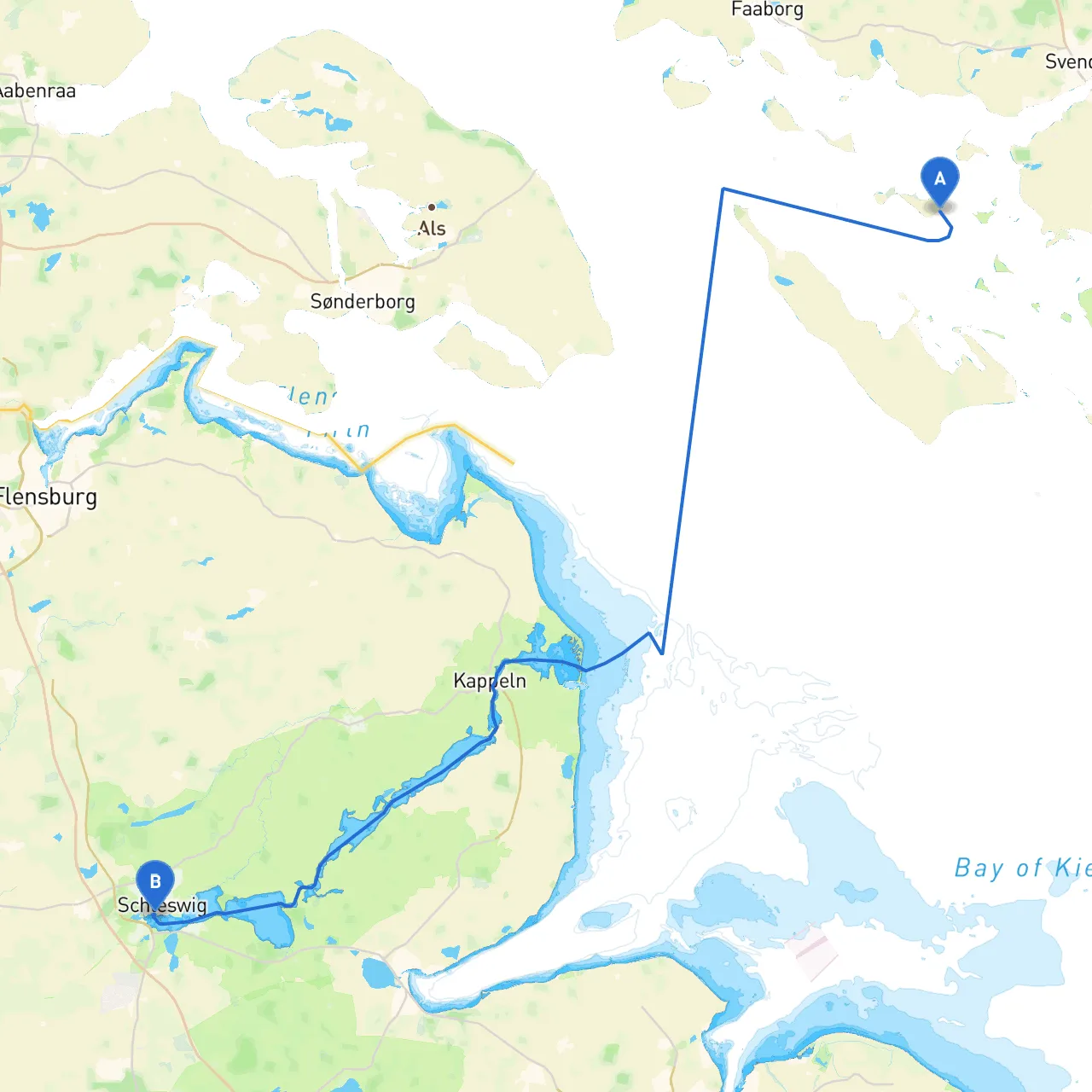 Svendborg to Schleswig