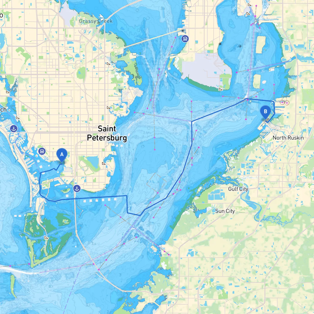 Saint Petersburg to Apollo Beach