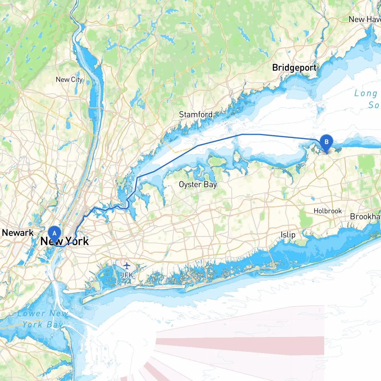 Jersey City to Port Jefferson