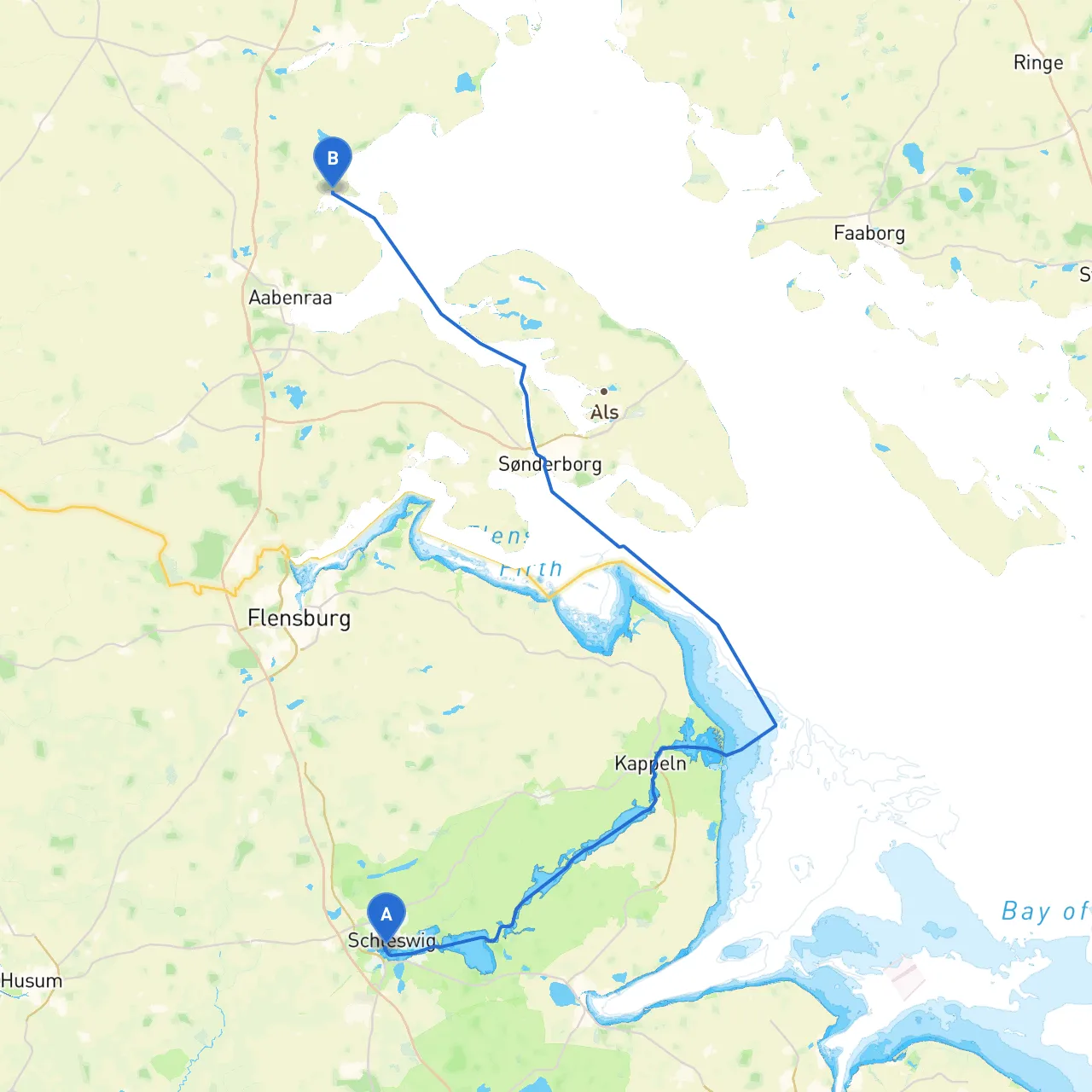 Schleswig to Haderslev