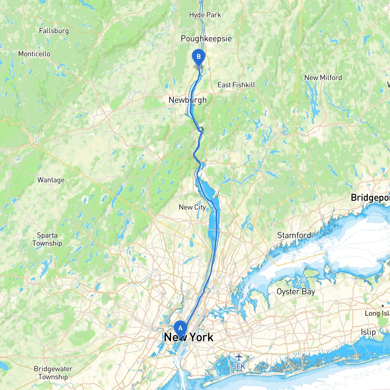 Jersey City to Marlboro