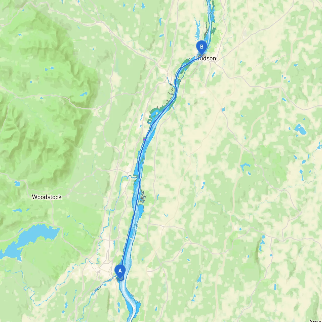 Port Ewen to Hudson