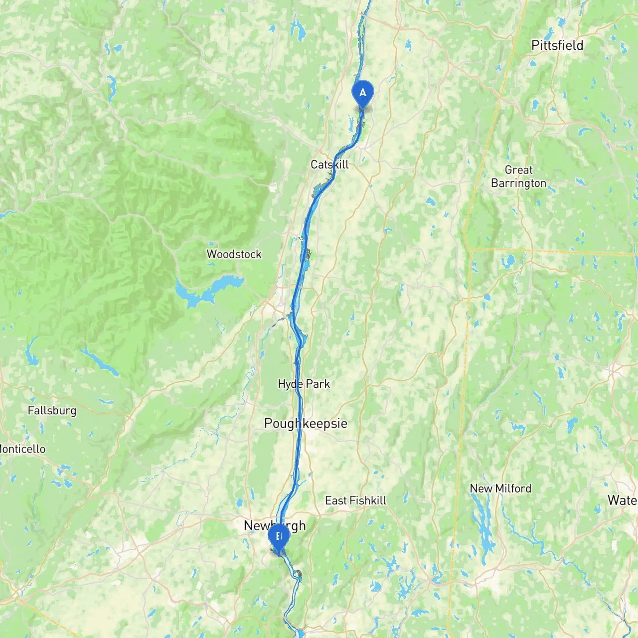 City of Hudson to Cornwall