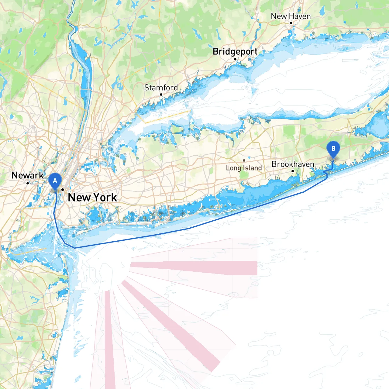 Jersey City to Remsenburg