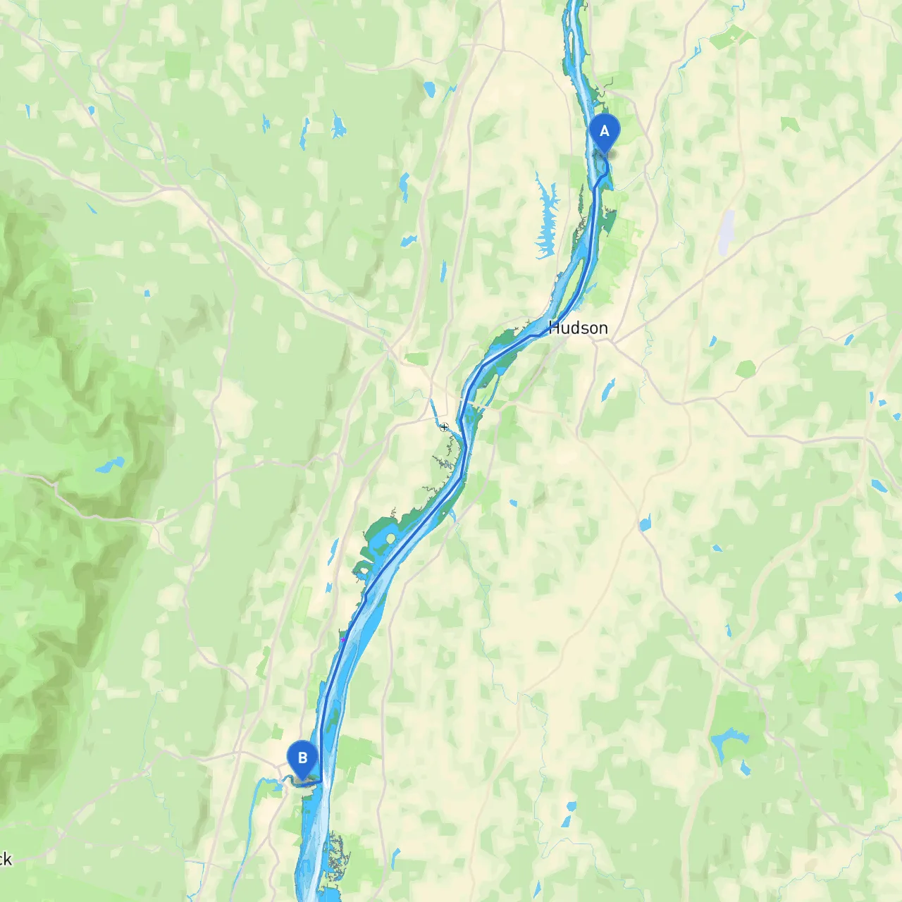 City of Hudson to Saugerties