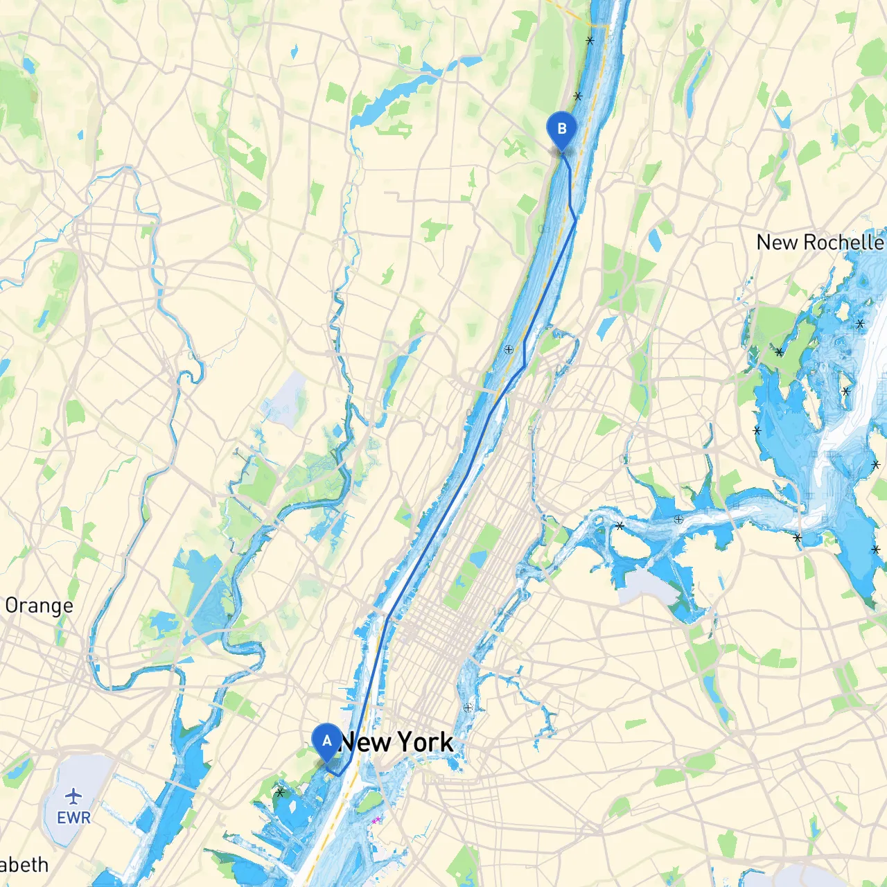 Jersey City to Alpine