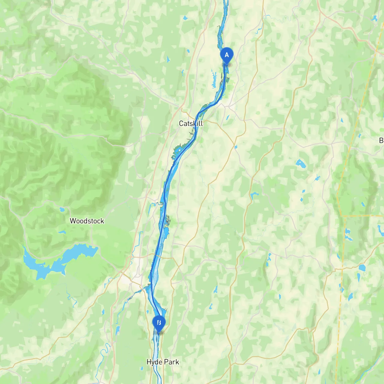 City of Hudson to Staatsburg