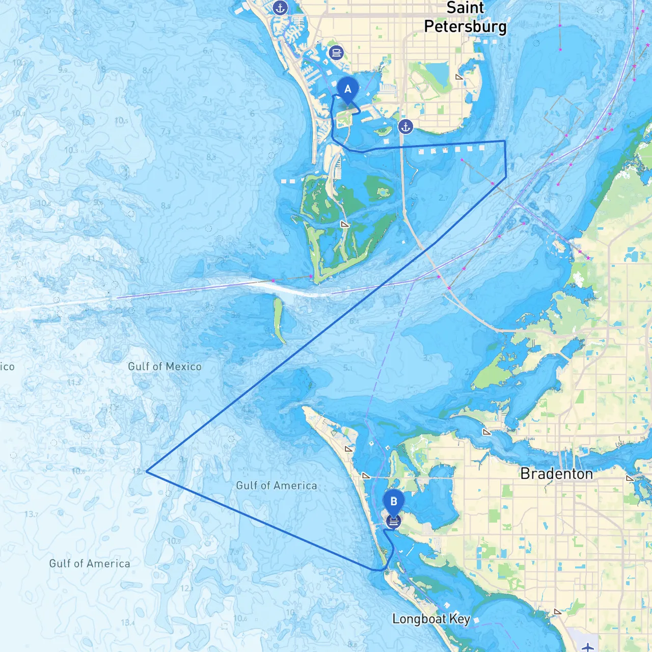 St. Petersburg to Cortez