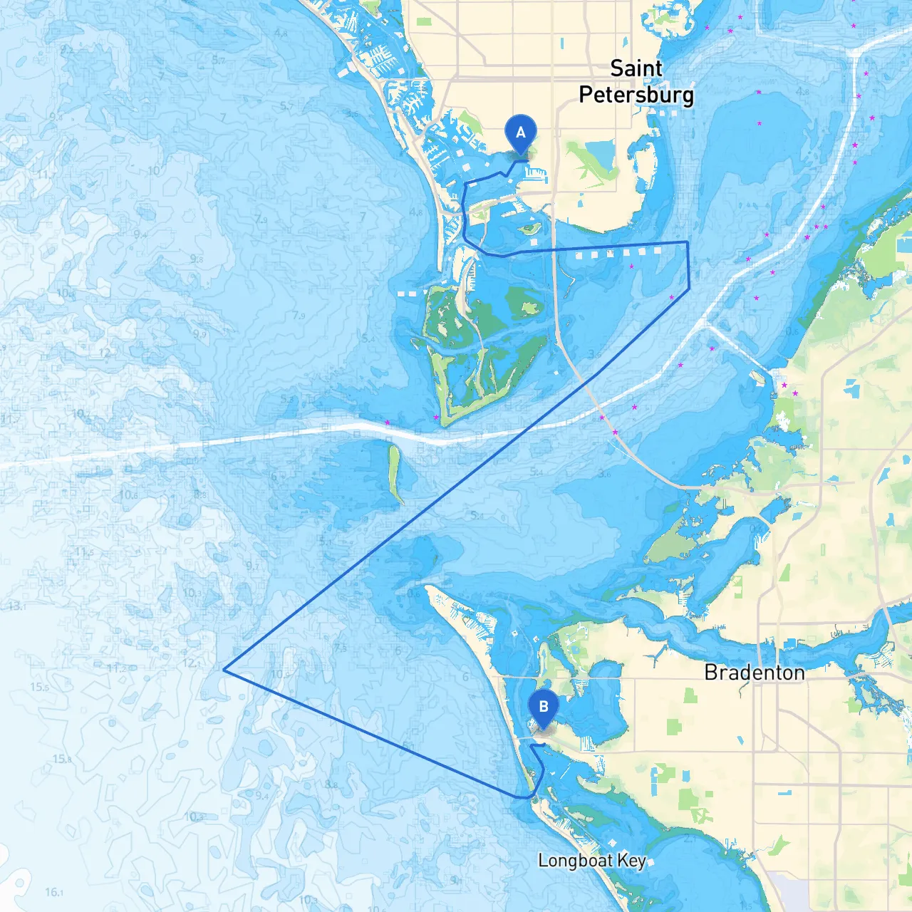 Saint Petersburg to Cortez