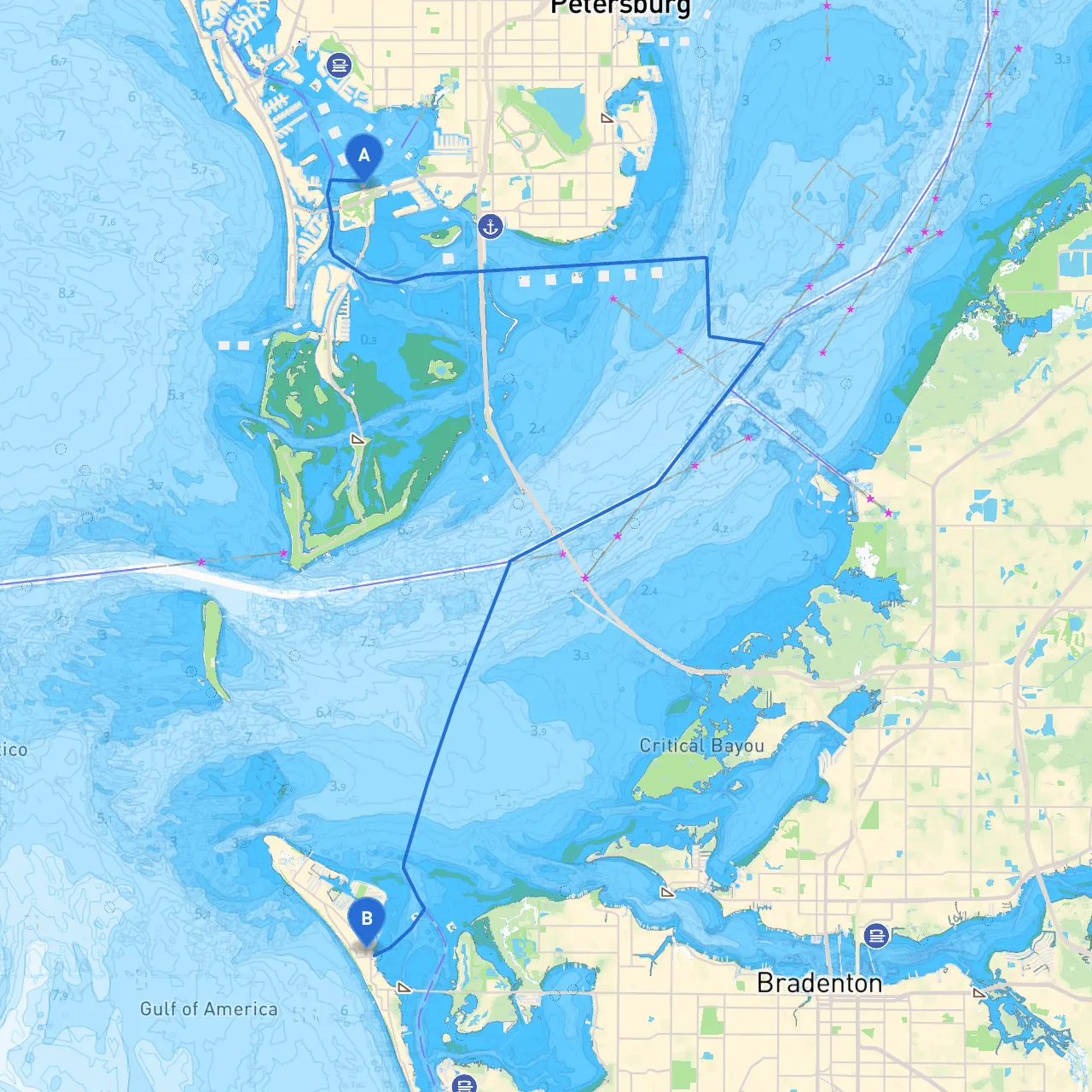 St. Petersburg to Holmes Beach