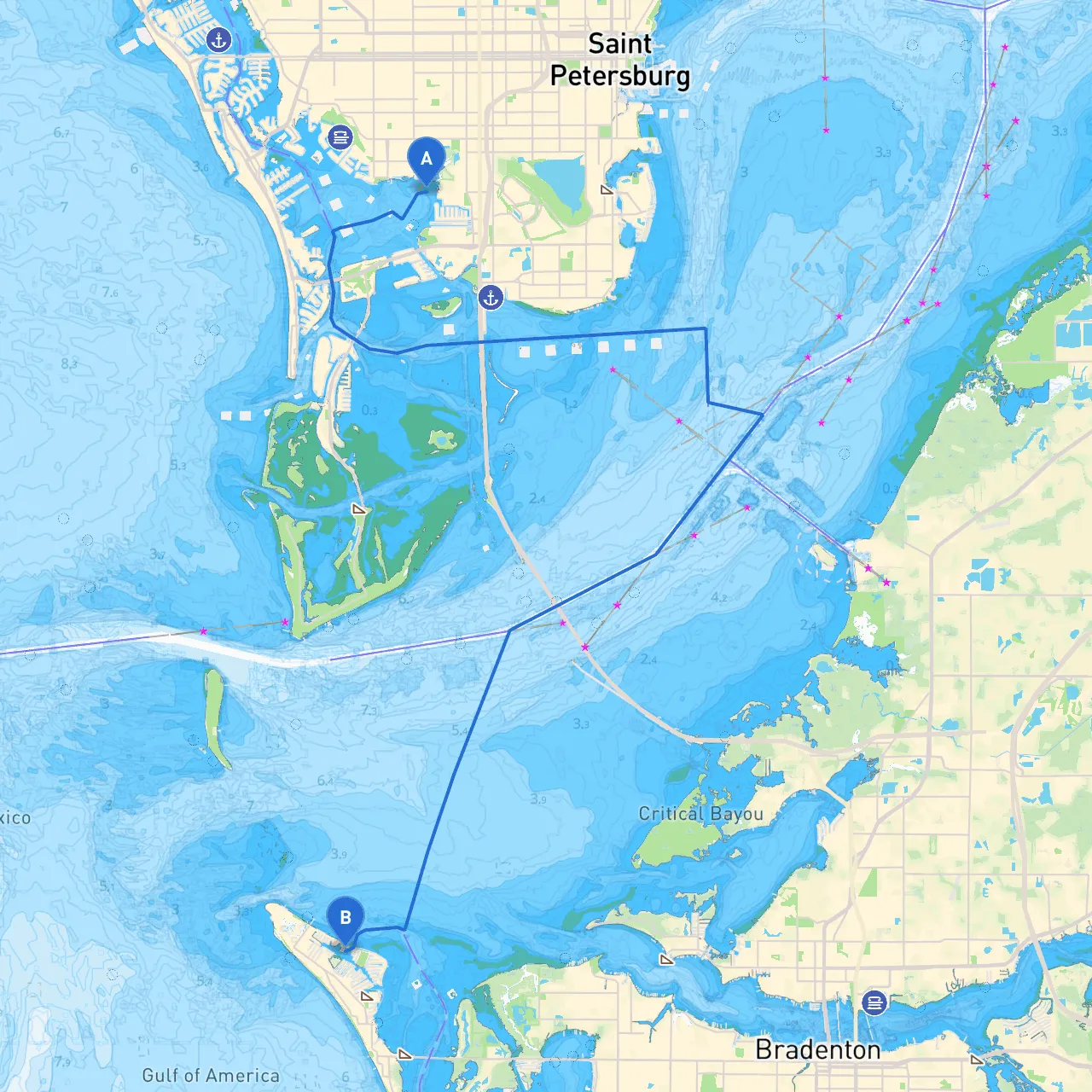 Saint Petersburg to Anna Maria