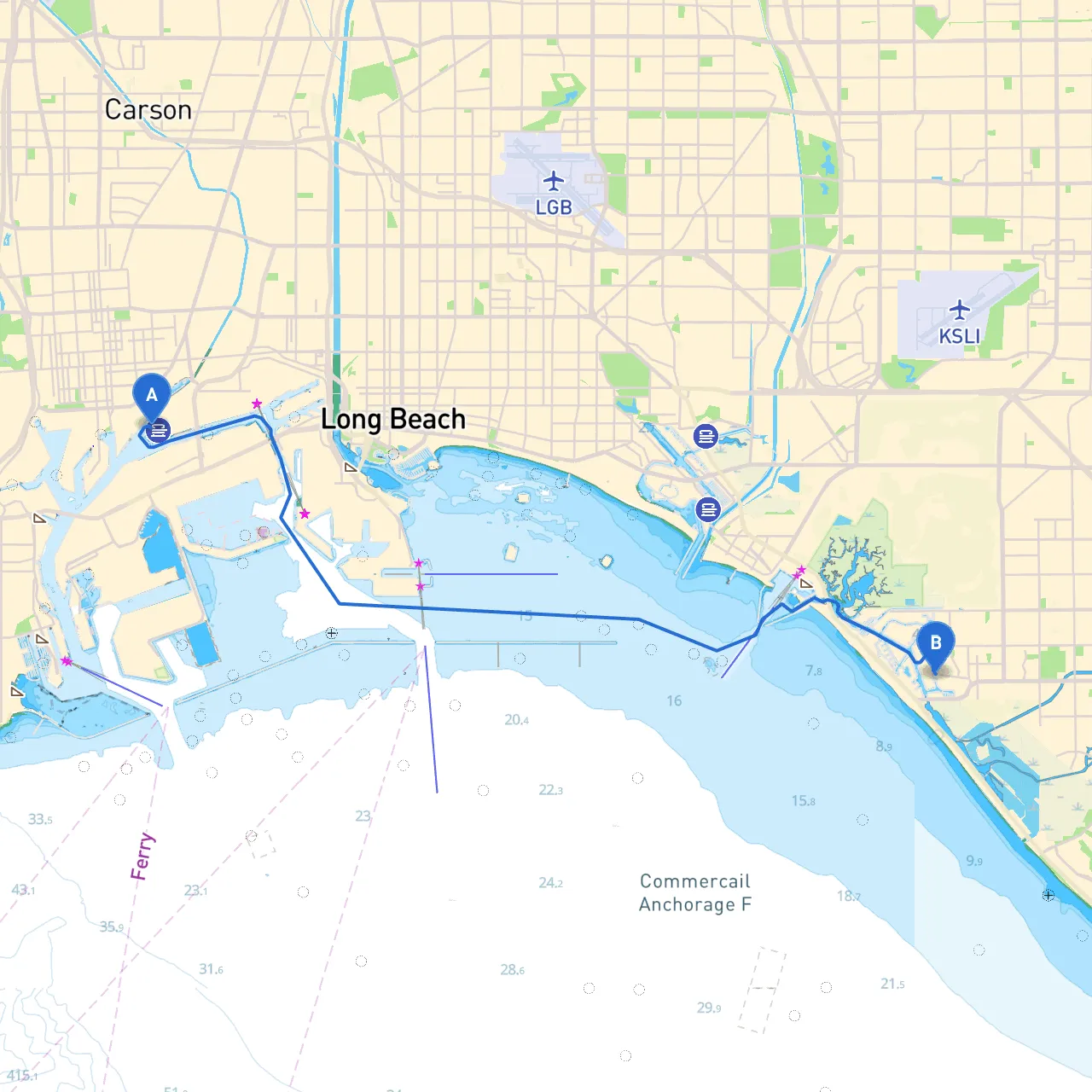 Wilmington to Huntington Beach