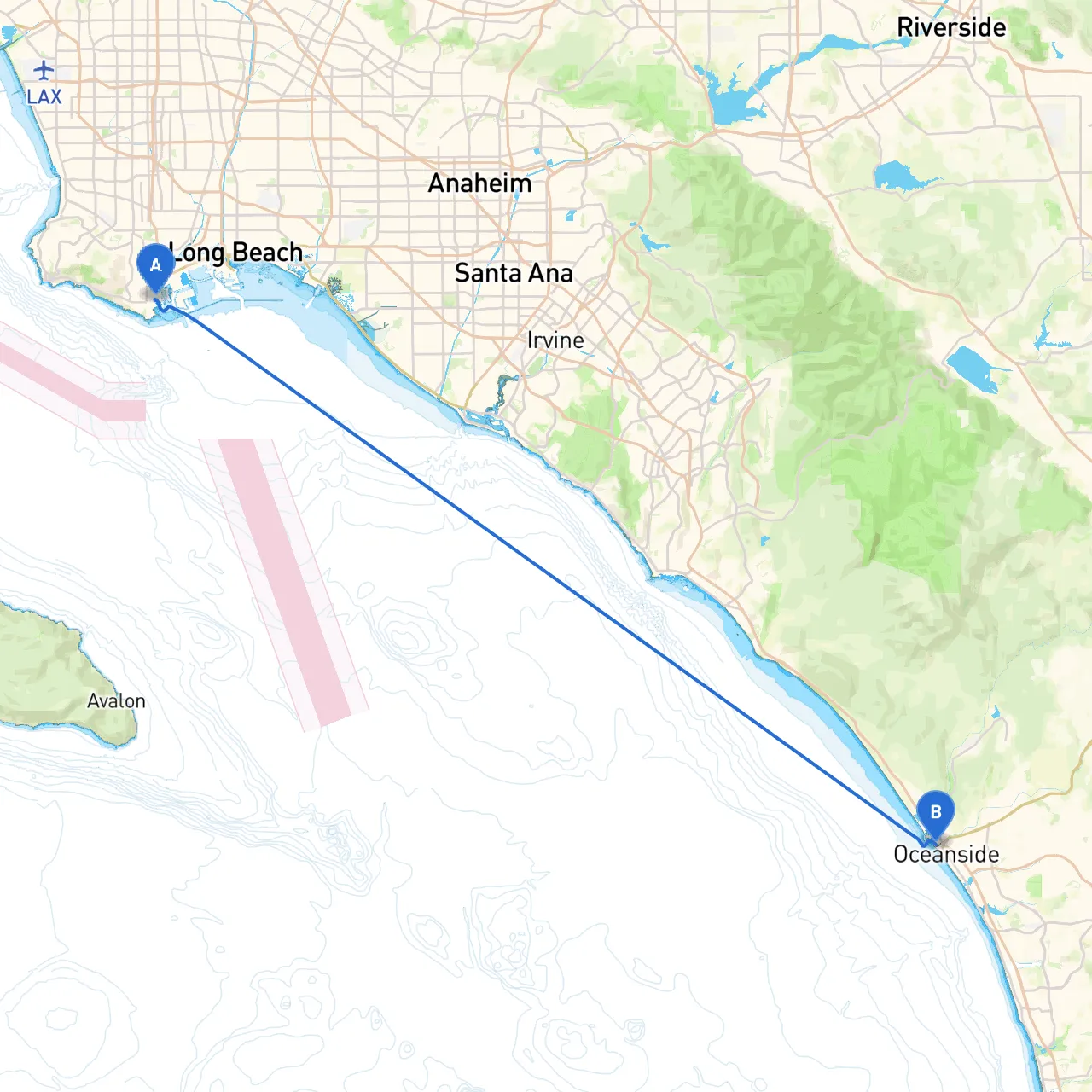 San Pedro to Oceanside