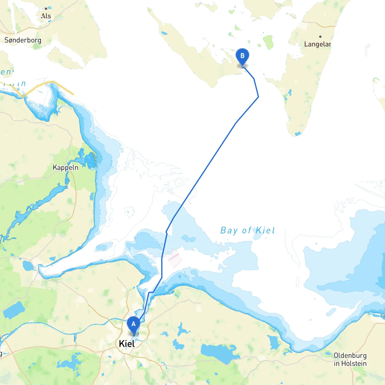 Kiel to Marstal
