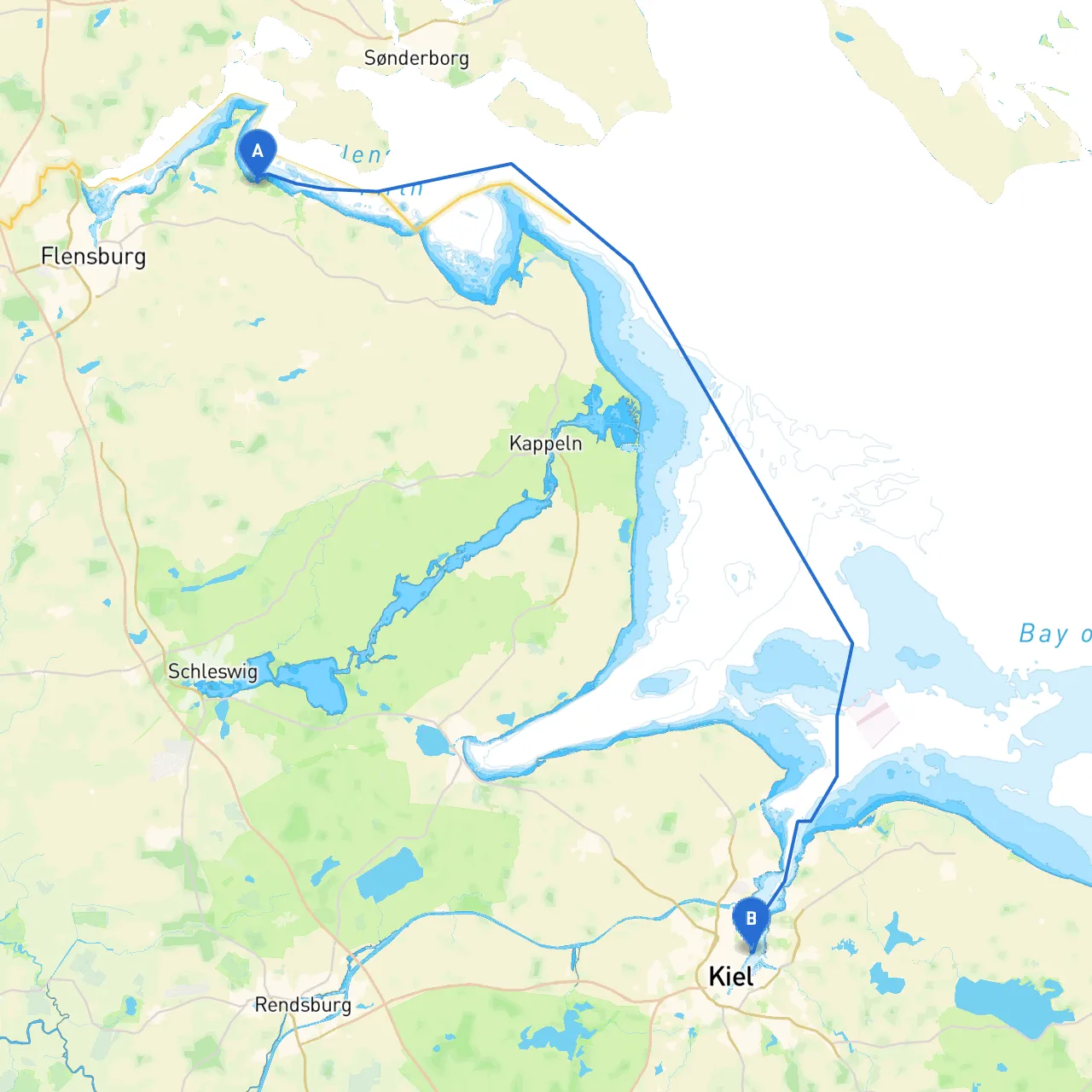 Munkbrarup to Kiel