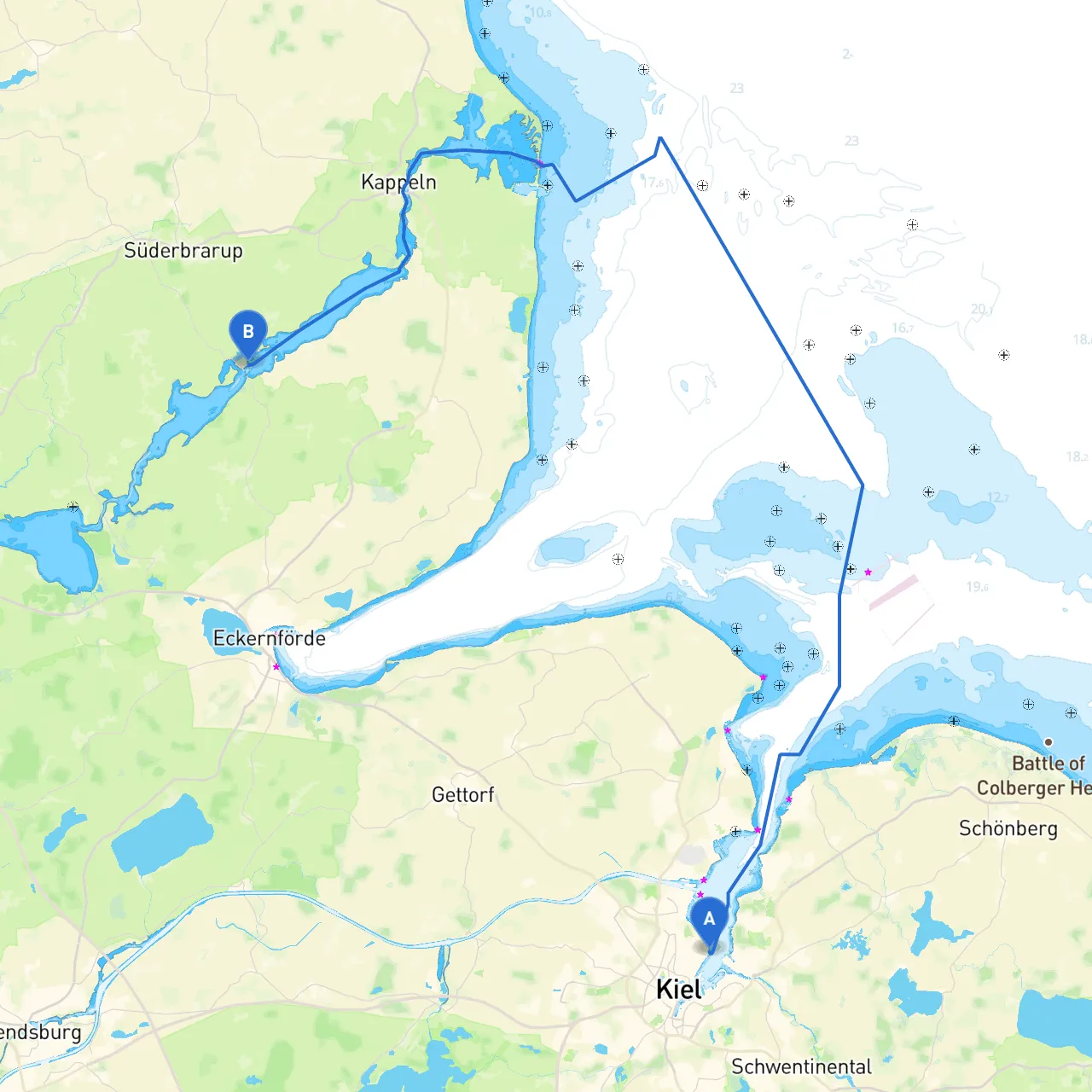 Kiel to Boren