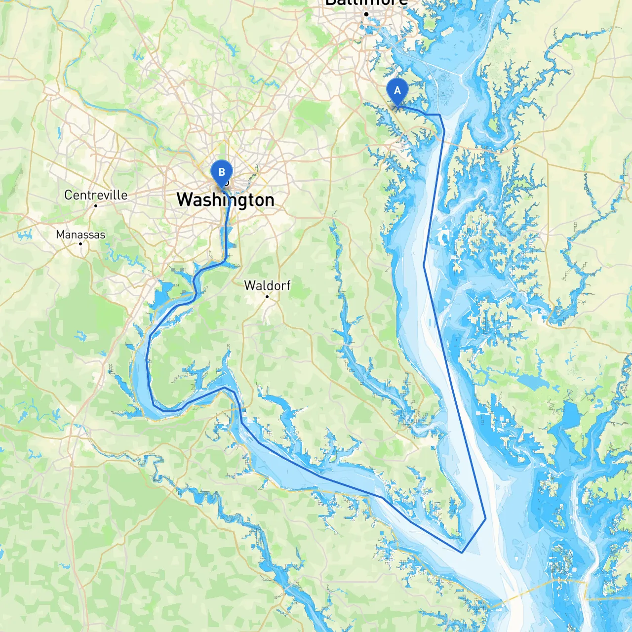 Severna Park to Arlington