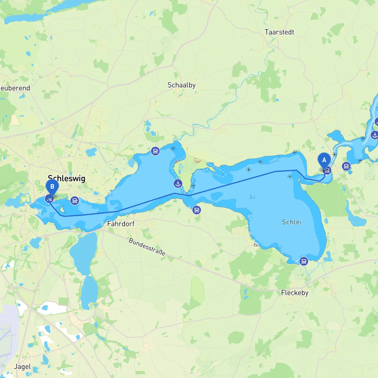 Brodersby to Schleswig