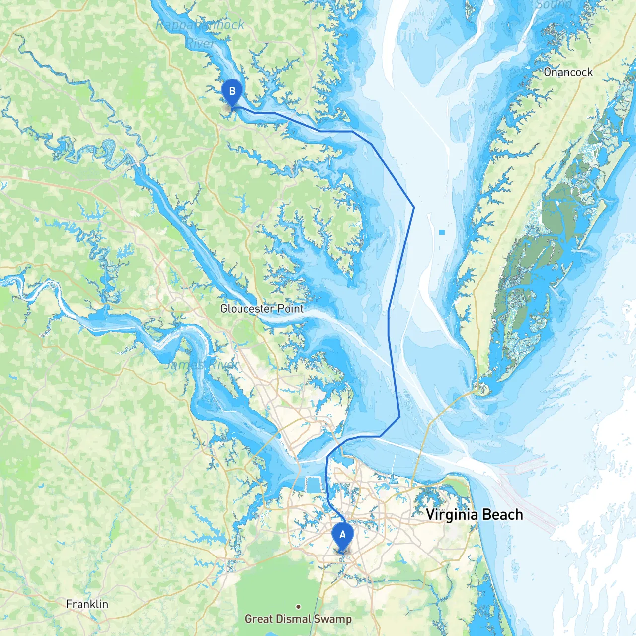 Chesapeake to Urbanna
