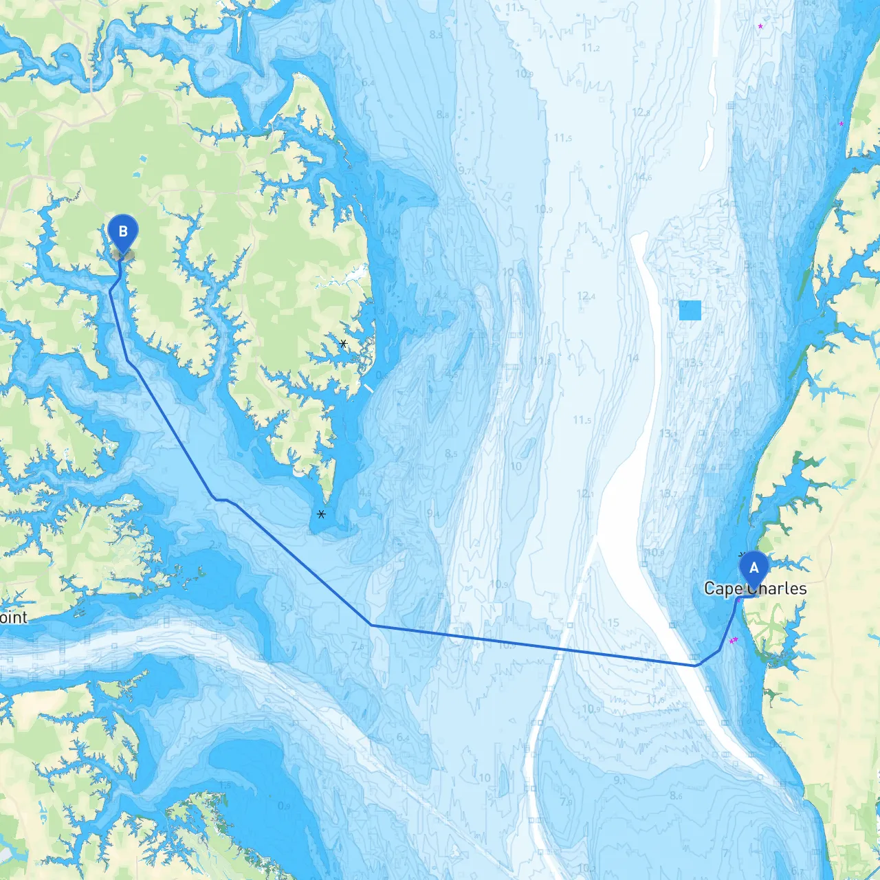Cape Charles to North