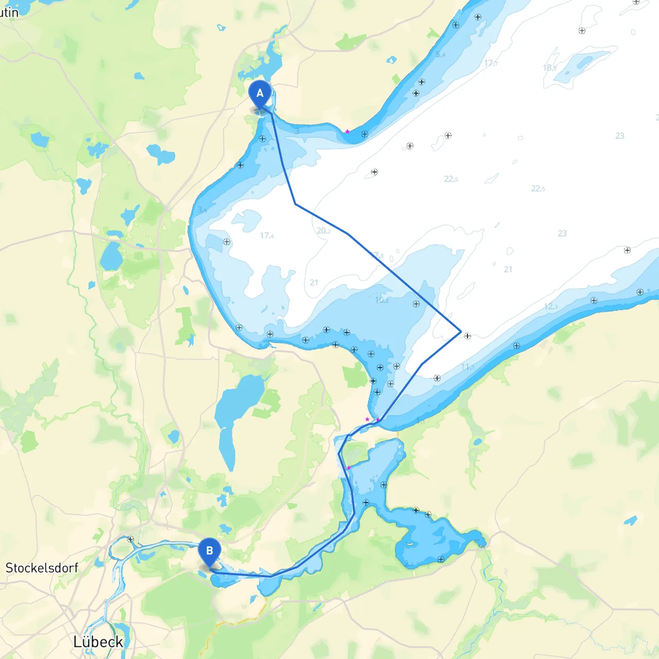 Neustadt to Lubeck