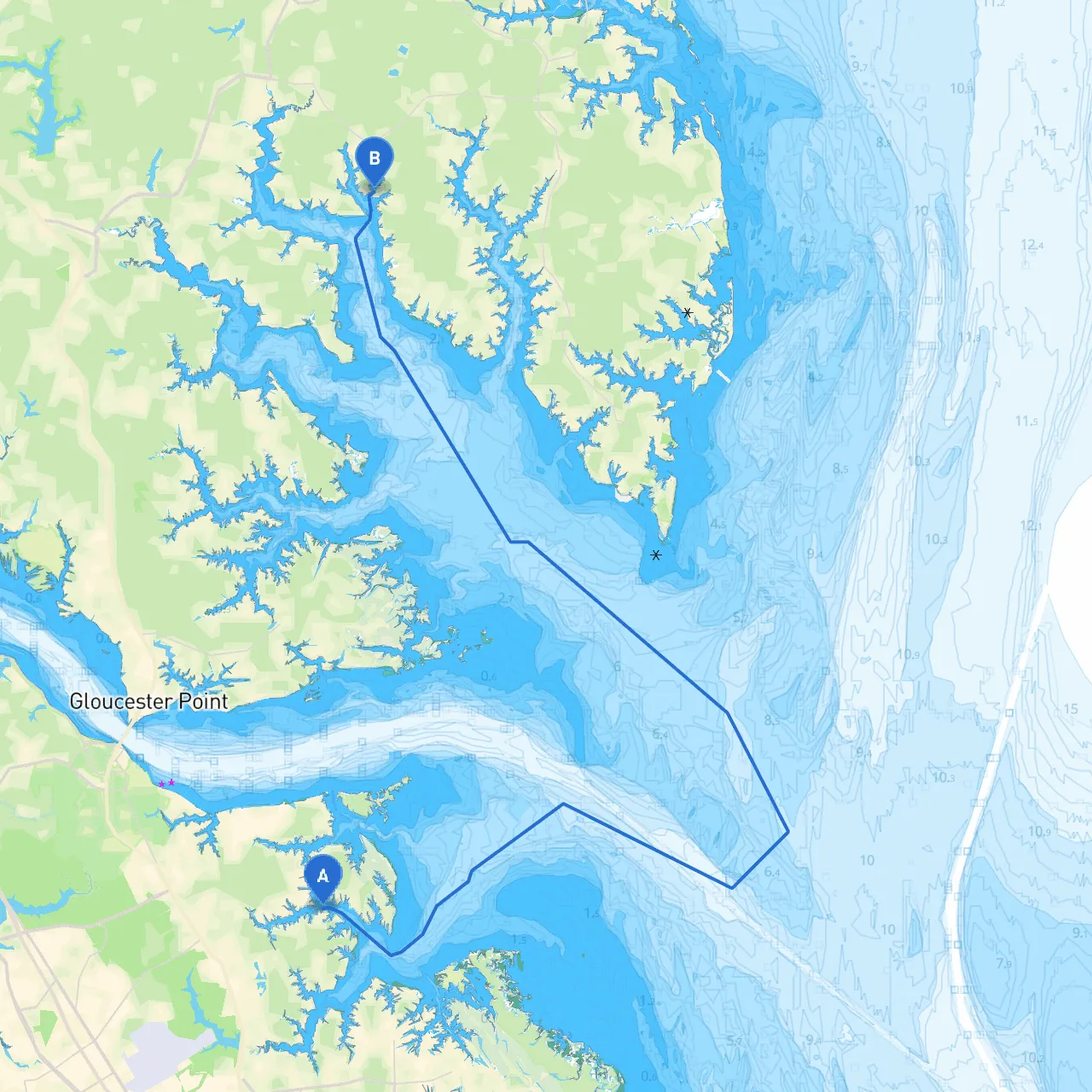 Yorktown to North