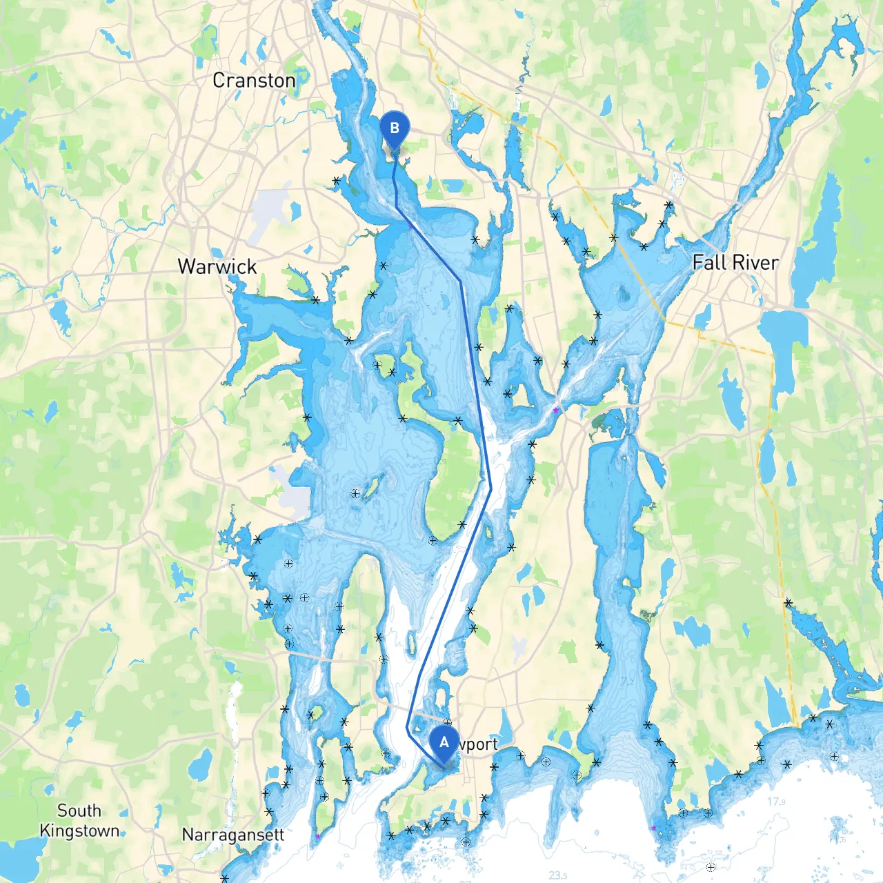 Newport to East Providence