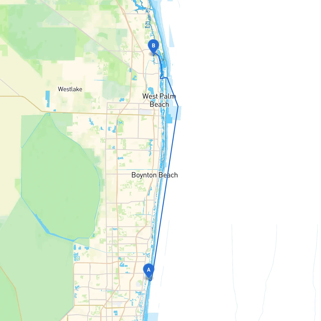 Pompano Beach to North Palm Beach