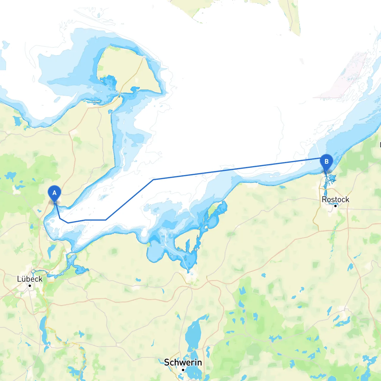 Neustadt to Rostock