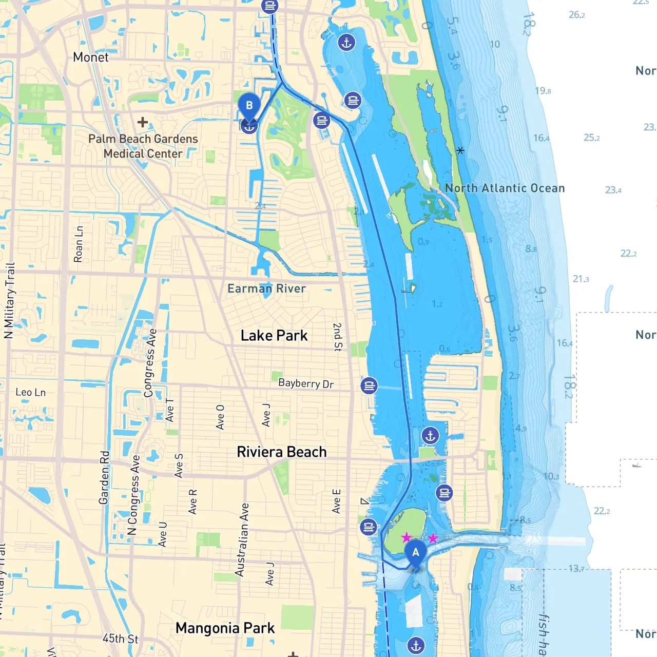 Palm Beach to North Palm Beach