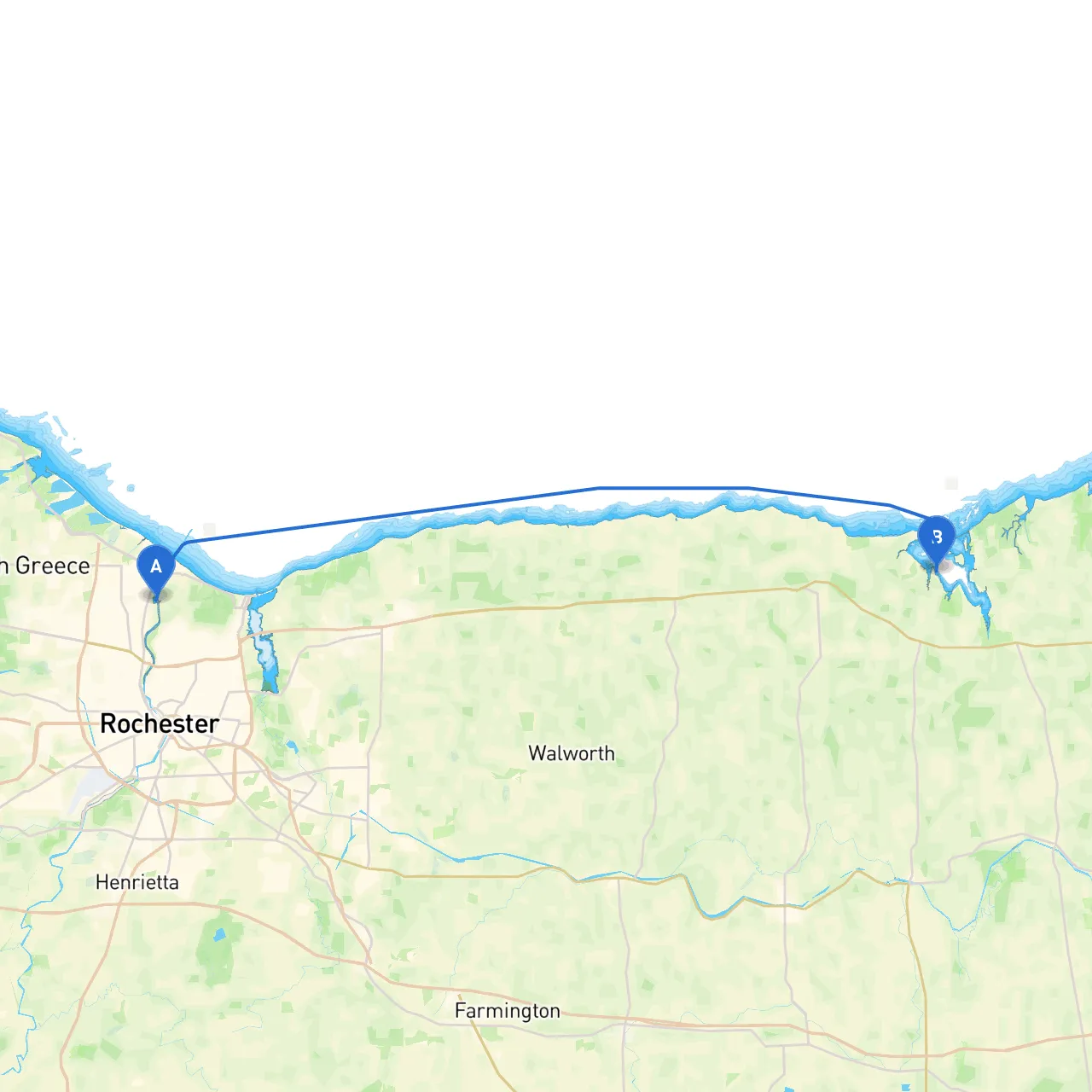 City of Rochester to Town of Sodus