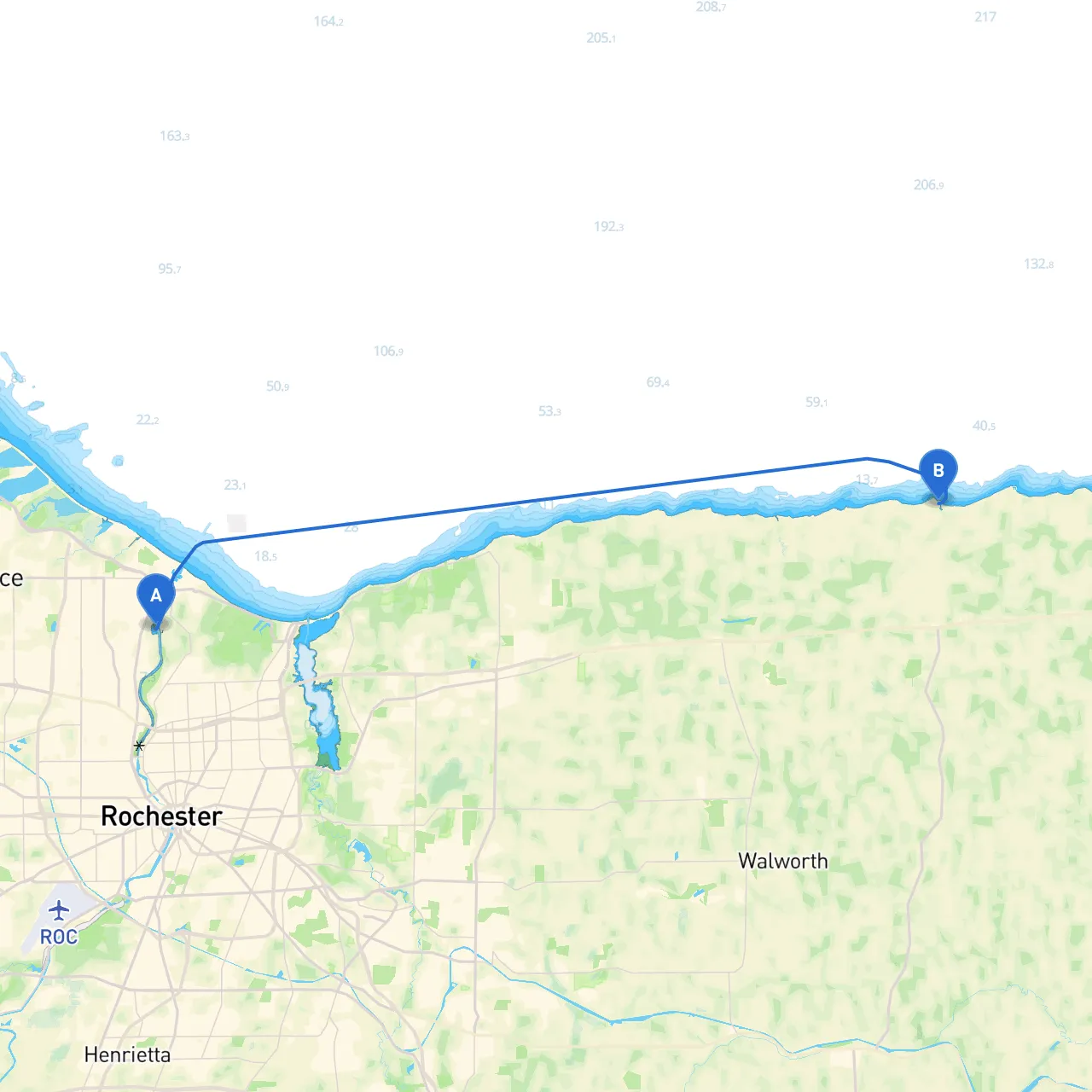 City of Rochester to Pultneyville