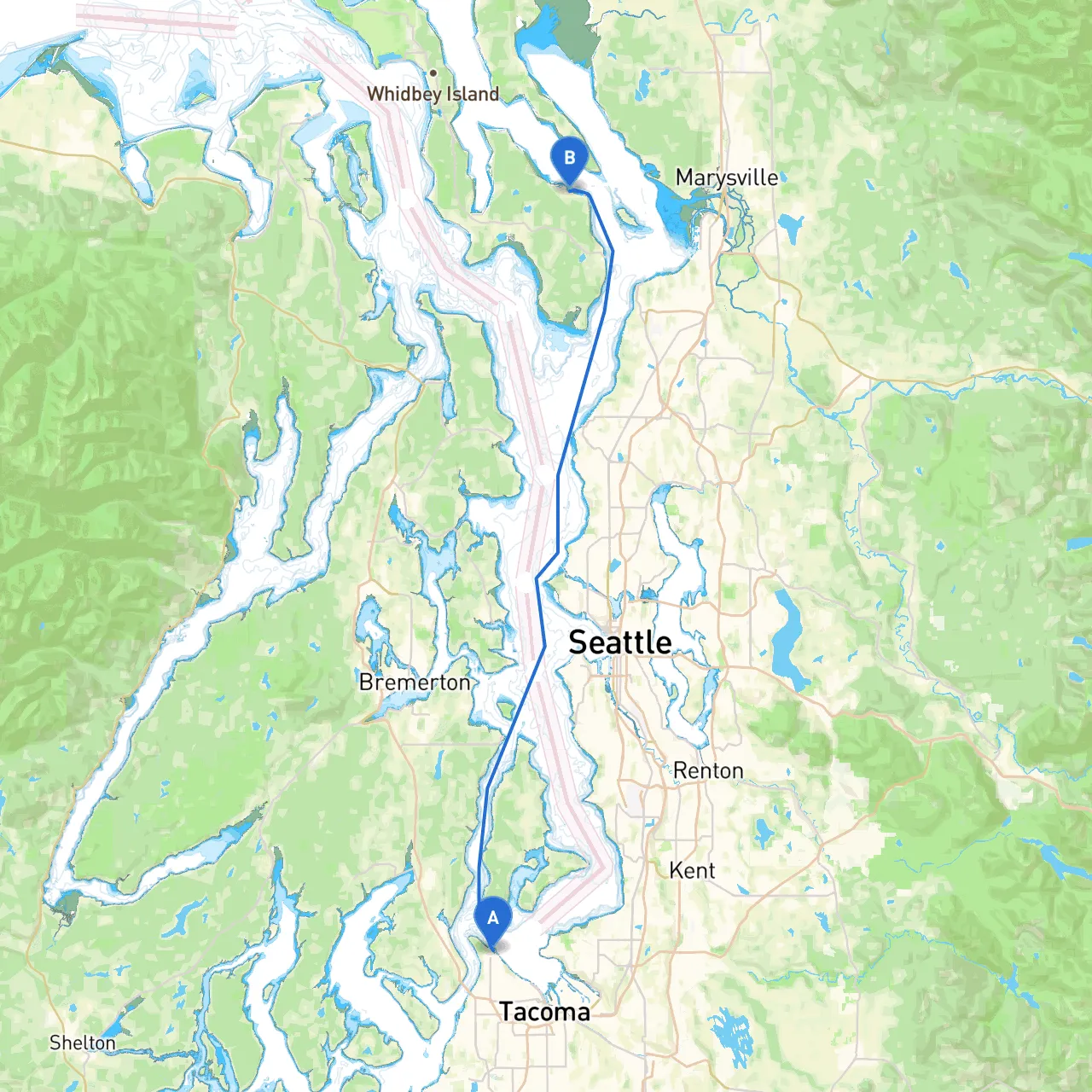 Tacoma to Freeland