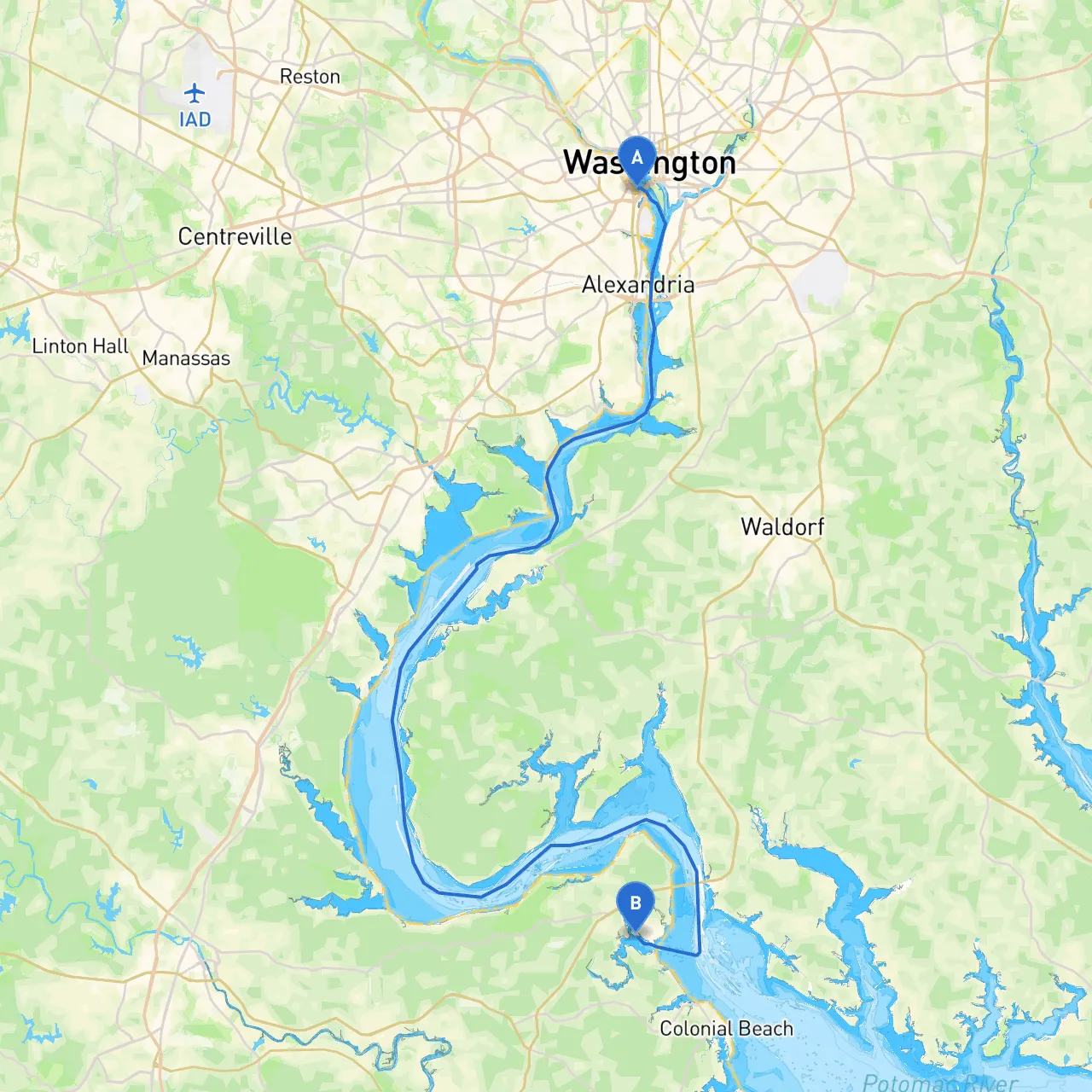 Arlington to King George