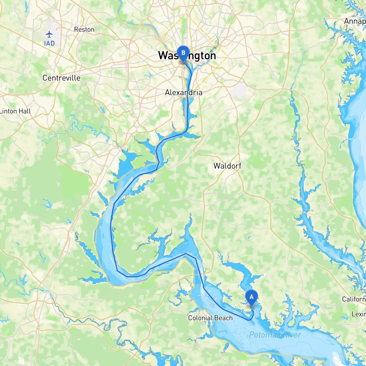 Rock Point to Arlington