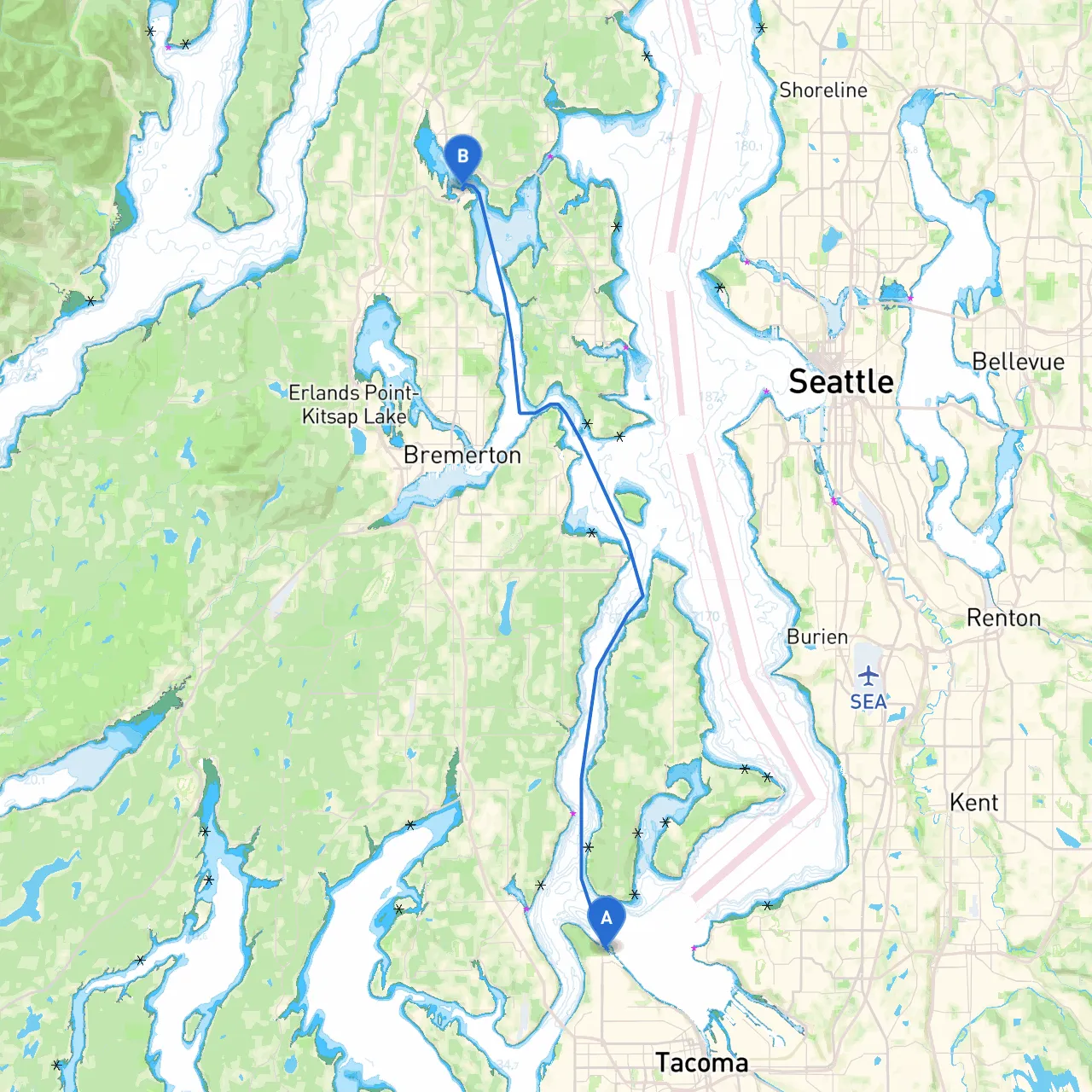 Tacoma to Keyport