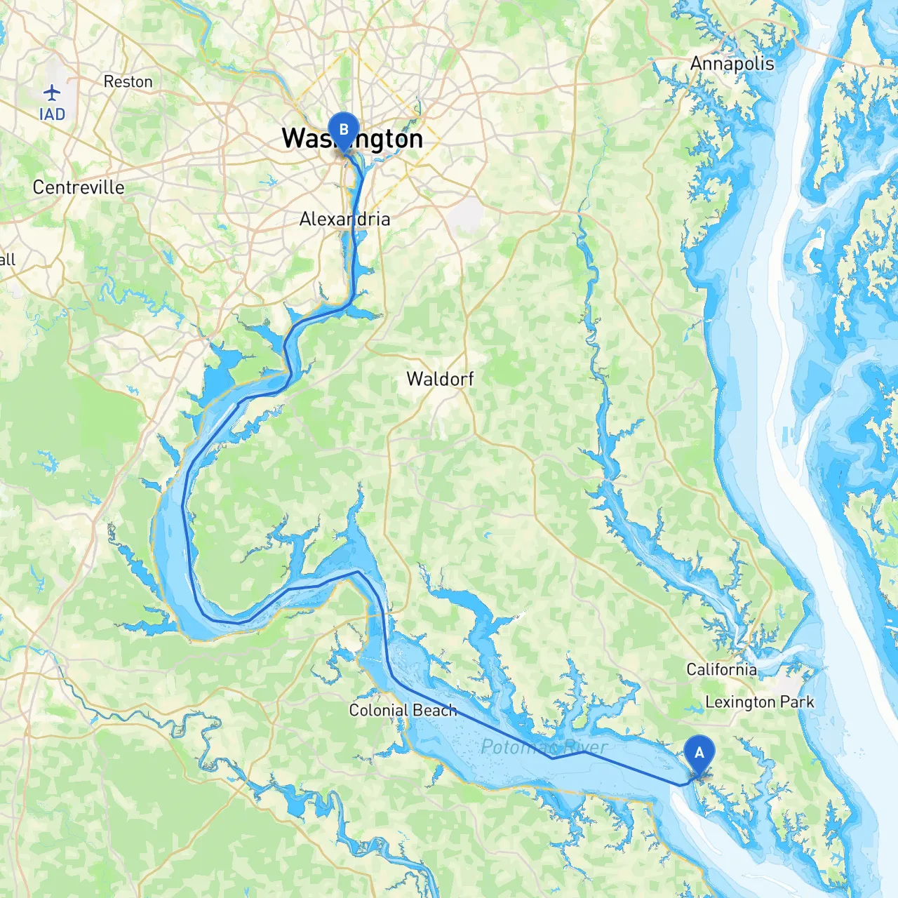 Tall Timbers to Arlington