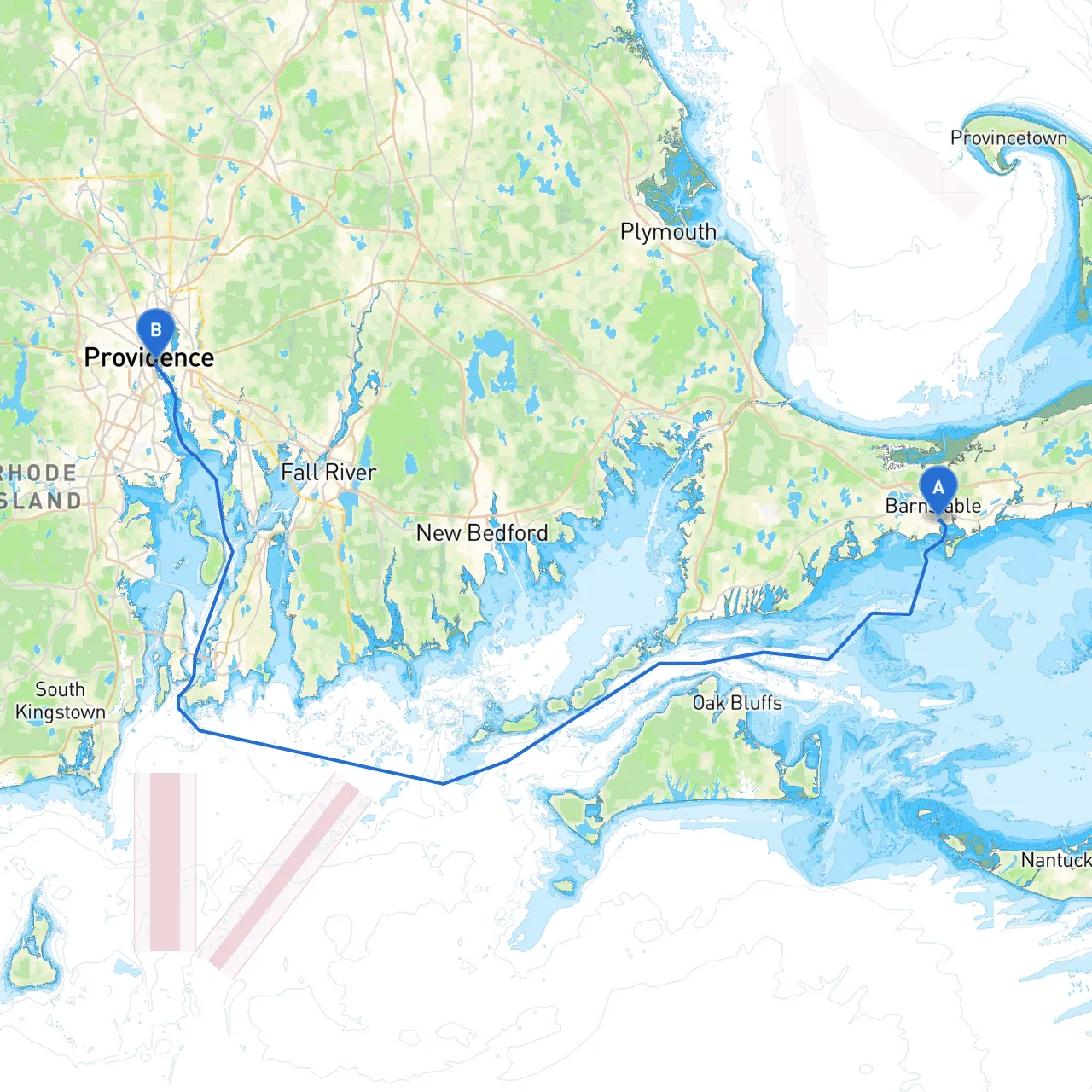Town of Barnstable to Providence