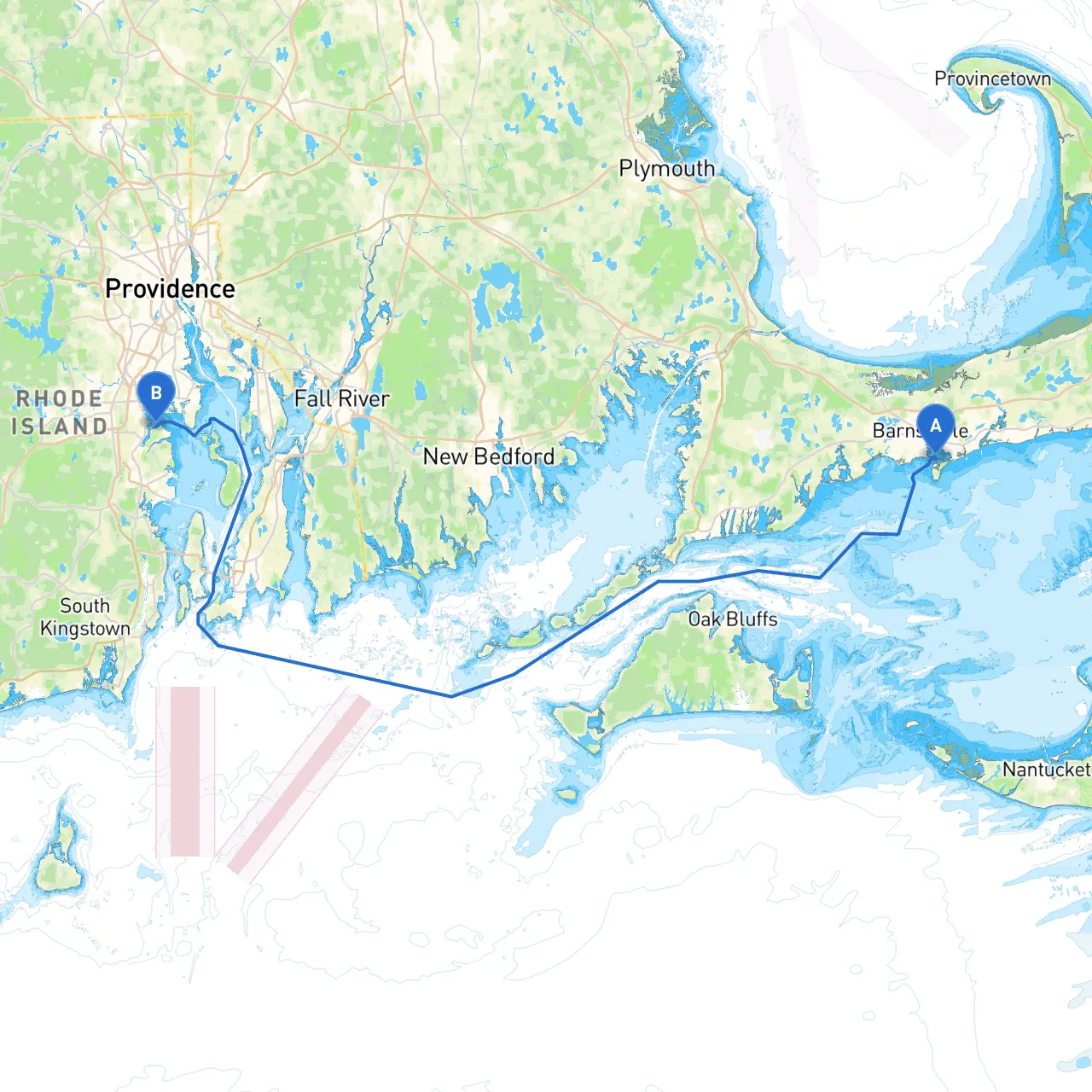 Hyannis to Warwick