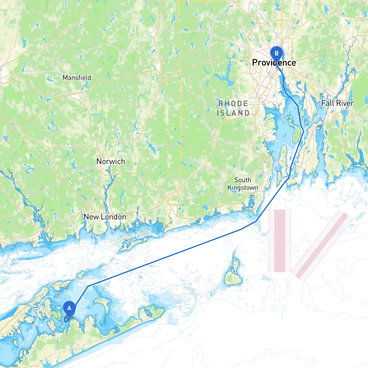 Town of East Hampton to Providence